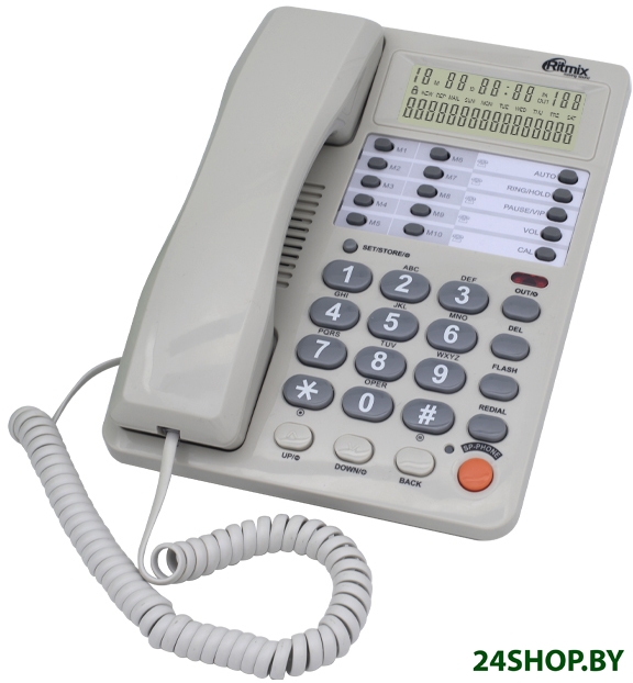 Проводной телефон Ritmix RT-495 (белый) Проводной телефон Ritmix RT-495 (белый)