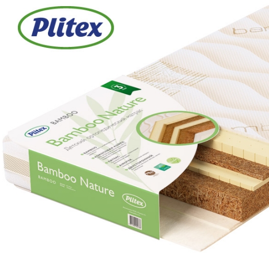 Матрас детский Plitex Bamboo Nature 1250х650х110 мм арт. БН-119-02 Матрас детский Plitex Bamboo Nature 1250х650х110 мм арт. БН-119-02