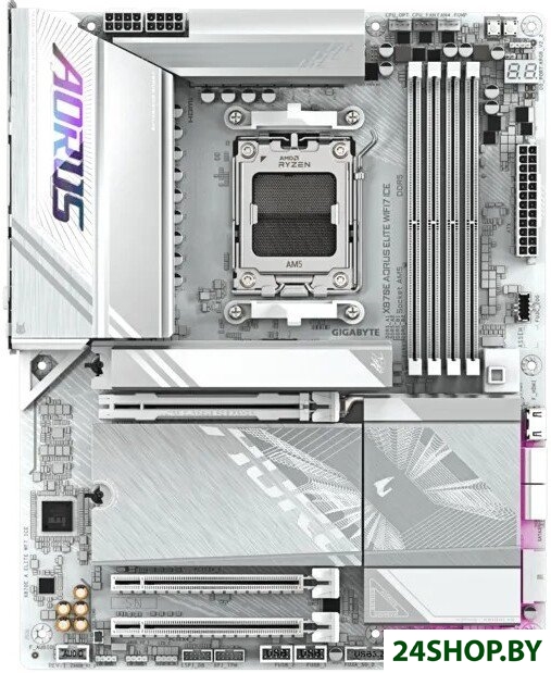 Материнская плата Gigabyte X870E Aorus Elite WiFi7 Ice (rev. 1.3) Материнская плата Gigabyte X870E Aorus Elite WiFi7 Ice (rev. 1.3)