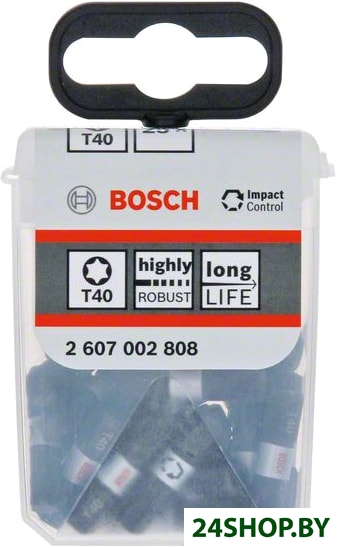 Набор бит Bosch 2607002808 (25 предметов) Набор бит Bosch 2607002808 (25 предметов)