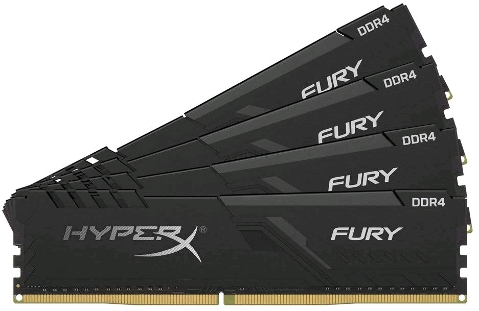 Оперативная память HyperX Fury 4x16GB DDR4 PC4-19200 (HX424C15FB3K4/64) Оперативная память HyperX Fury 4x16GB DDR4 PC4-19200 (HX424C15FB3K4/64)