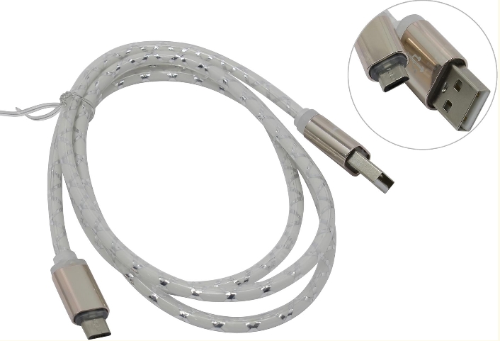 Кабель Defender USB 2.0 micro-B 1м Gray (87554) Кабель Defender USB 2.0 micro-B 1м Gray (87554)
