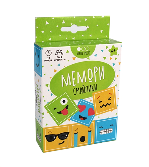 Настольная игра Muravey Games Мемори Смайлики Настольная игра Muravey Games Мемори Смайлики