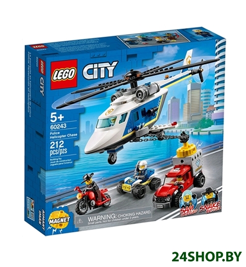 Конструктор LEGO City Погоня на полицейском вертолете (60243) Конструктор LEGO City Погоня на полицейском вертолете (60243)