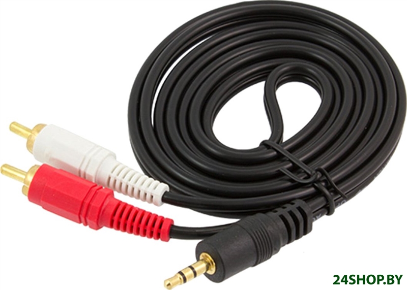 Кабель Sipl AK233 RCA - 3.5 мм (1.5 м, черный) Кабель Sipl AK233 RCA - 3.5 мм (1.5 м, черный)