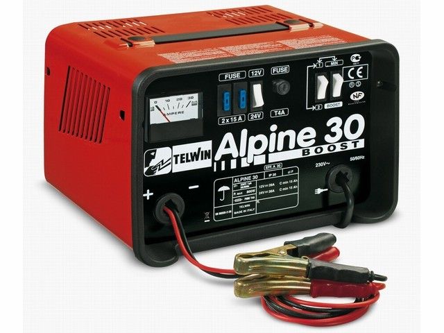 Устройство для зарядки аккумуляторов TELWIN ALPINE 30 BOOST (12-24 В) (807547) Устройство для зарядки аккумуляторов TELWIN ALPINE 30 BOOST (12-24 В) (807547)