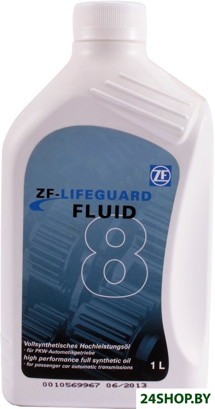 Трансмиссионное масло ZF LifeguardFluid 8 1л Трансмиссионное масло ZF LifeguardFluid 8 1л