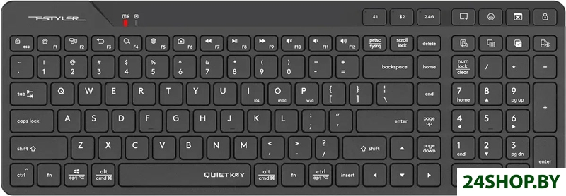 Клавиатура A4Tech Fstyler FBK27C AS (черный) Клавиатура A4Tech Fstyler FBK27C AS (черный)