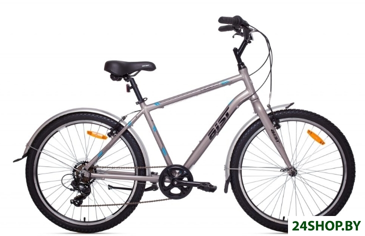 Велосипед Aist Cruiser 1.0 26 (рама 16.5, серебристый, 2017) Велосипед Aist Cruiser 1.0 26 (рама 16.5, серебристый, 2017)