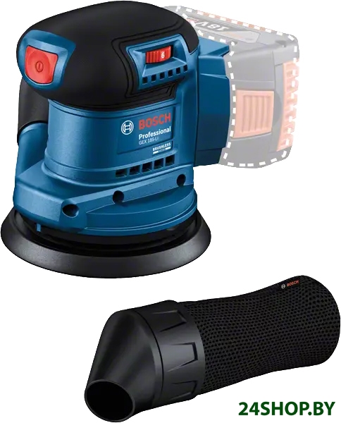 Эксцентриковая шлифмашина Bosch GEX 185-LI Professional 06013A5020 (без АКБ) Эксцентриковая шлифмашина Bosch GEX 185-LI Professional 06013A5020 (без АКБ)