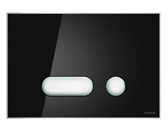 Панель смыва Cersanit Intera S97-023 (черный глянцевый) Панель смыва Cersanit Intera S97-023 (черный глянцевый)