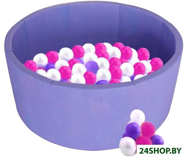 Каркасный бассейн Midzumi Baby Beach + 200 шариков (сиреневый) Каркасный бассейн Midzumi Baby Beach + 200 шариков (сиреневый)