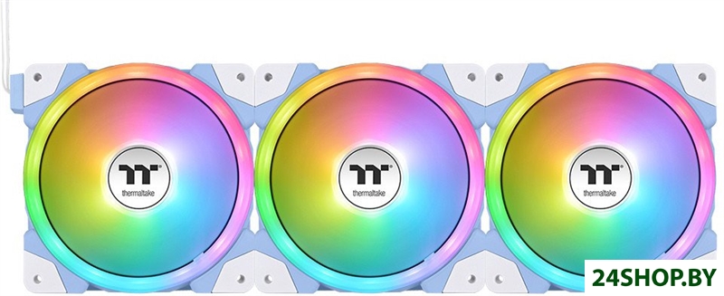 Комплект вентиляторов для корпуса Thermaltake Swafan EX12 ARGB Hydrangea Blue TT Premium Edition 3-F Комплект вентиляторов для корпуса Thermaltake Swafan EX12 ARGB Hydrangea Blue TT Premium Edition 3-F