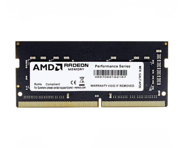 Оперативная память AMD Radeon R7 Performance 4GB DDR4 SODIMM PC4-21300 R744G2606S1S-U Оперативная память AMD Radeon R7 Performance 4GB DDR4 SODIMM PC4-21300 R744G2606S1S-U