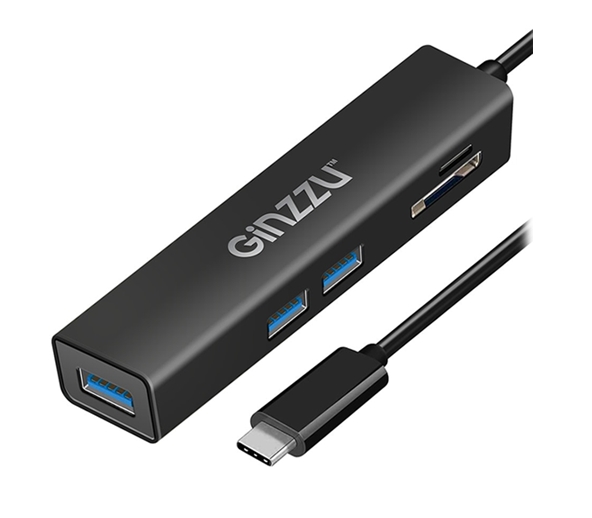 USB-хаб Ginzzu GR-566UB USB-хаб Ginzzu GR-566UB