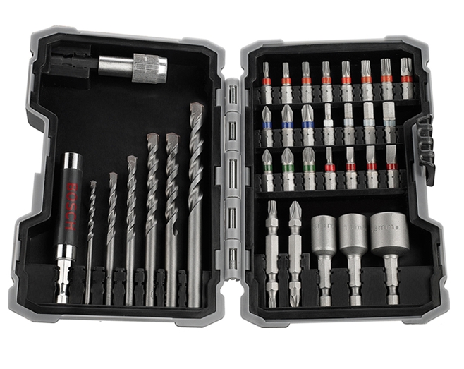 Набор оснастки Bosch 2607017326 (35 предметов) Набор оснастки Bosch 2607017326 (35 предметов)