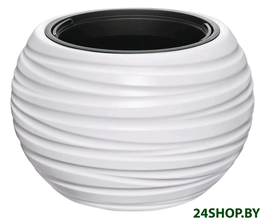 Кашпо ЭЛЬФПЛАСТ LUNA D435 EP633-1 (белый) Кашпо ЭЛЬФПЛАСТ LUNA D435 EP633-1 (белый)