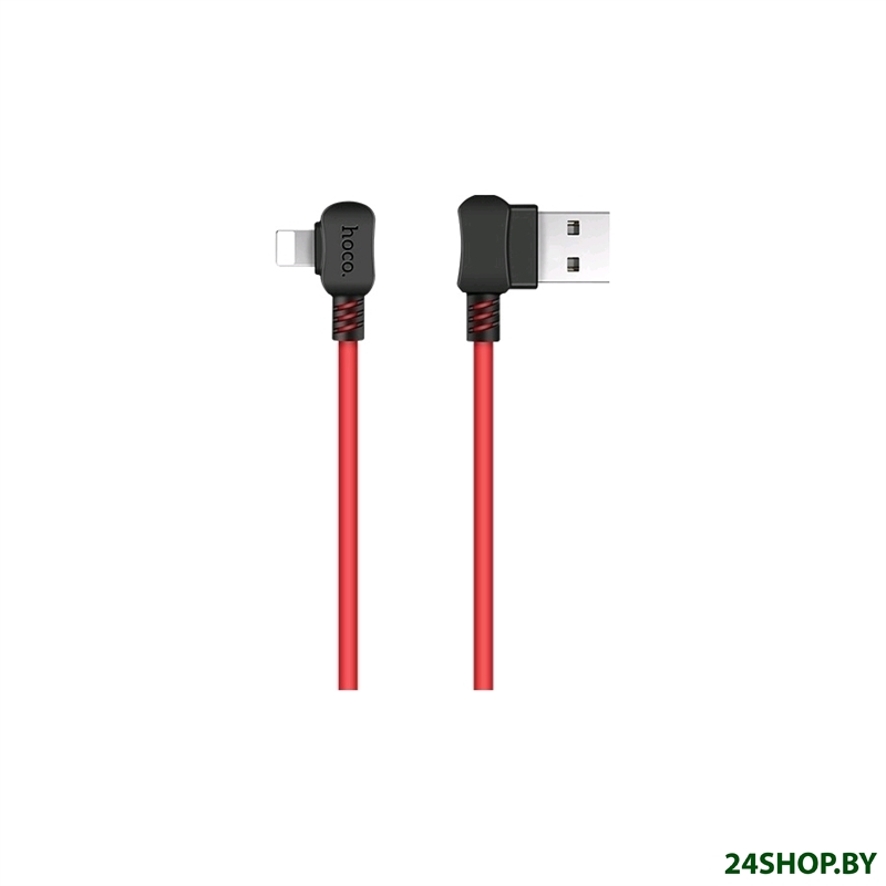 Кабель Hoco X19 Lightning (черный/красный) Кабель Hoco X19 Lightning (черный/красный)