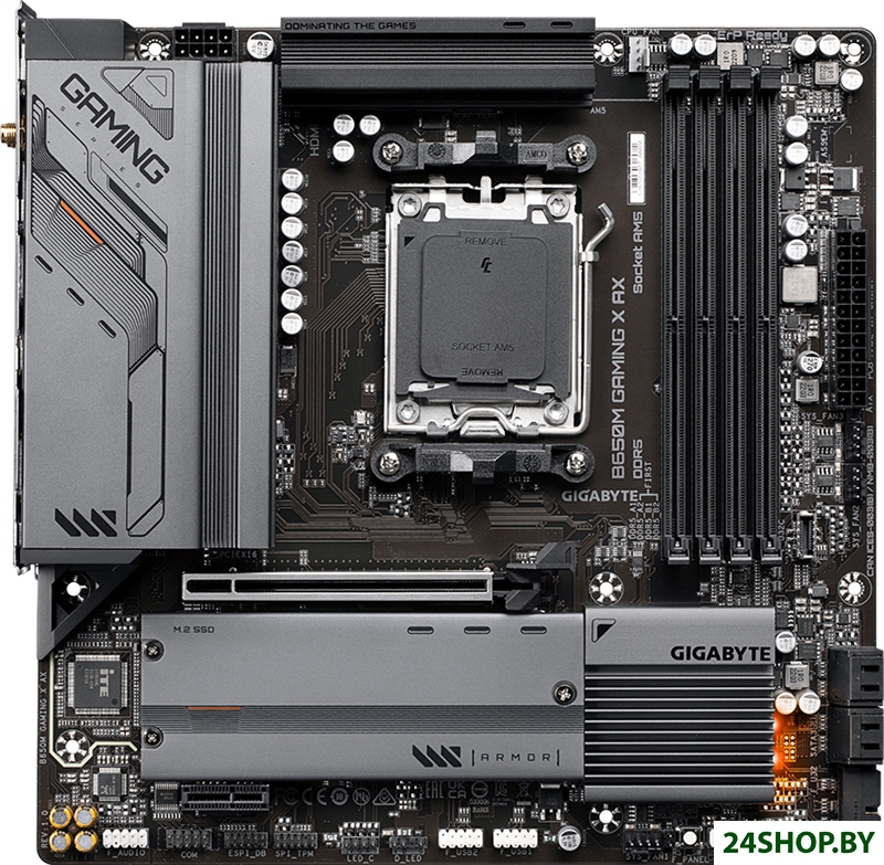 Материнская плата Gigabyte B650M Gaming X AX (rev. 1.x) Материнская плата Gigabyte B650M Gaming X AX (rev. 1.x)