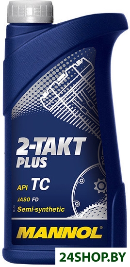 Моторное масло Mannol 2-Takt Plus API TC 1л Моторное масло Mannol 2-Takt Plus API TC 1л