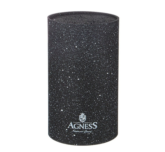 Подставка для ножей Agness Black Marble 911-688 Подставка для ножей Agness Black Marble 911-688