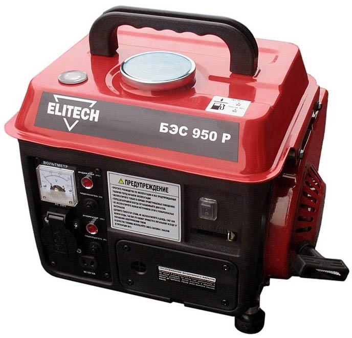 Бензиновый генератор Elitech БЭС 950 Р Бензиновый генератор Elitech БЭС 950 Р