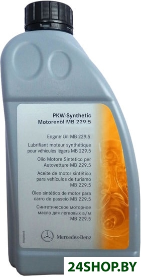 Моторное масло Mercedes MB 229.5 5W-40 1л Моторное масло Mercedes MB 229.5 5W-40 1л