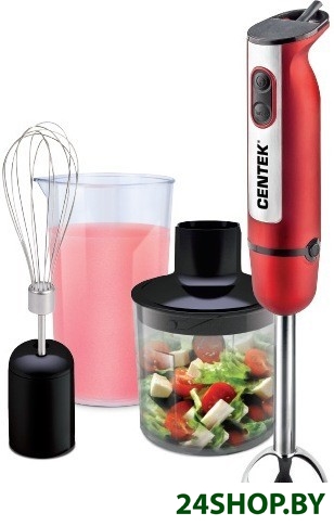 Погружной блендер CENTEK CT-1319 (красный) Погружной блендер CENTEK CT-1319 (красный)