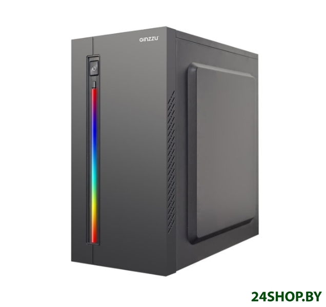 Корпус Ginzzu D370 (без БП) (черный) Корпус Ginzzu D370 (без БП) (черный)