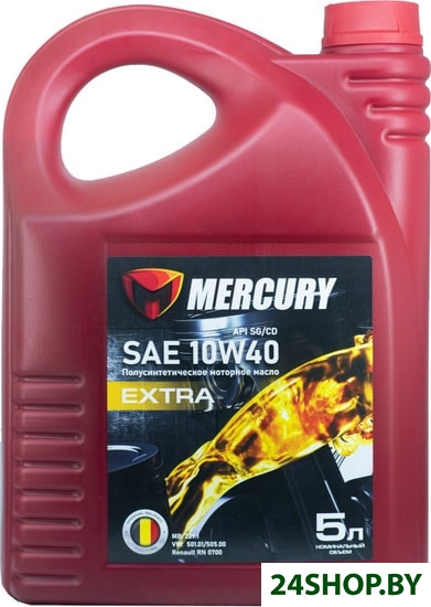 Моторное масло Mercury EXTRA 10W-40 5л Моторное масло Mercury EXTRA 10W-40 5л