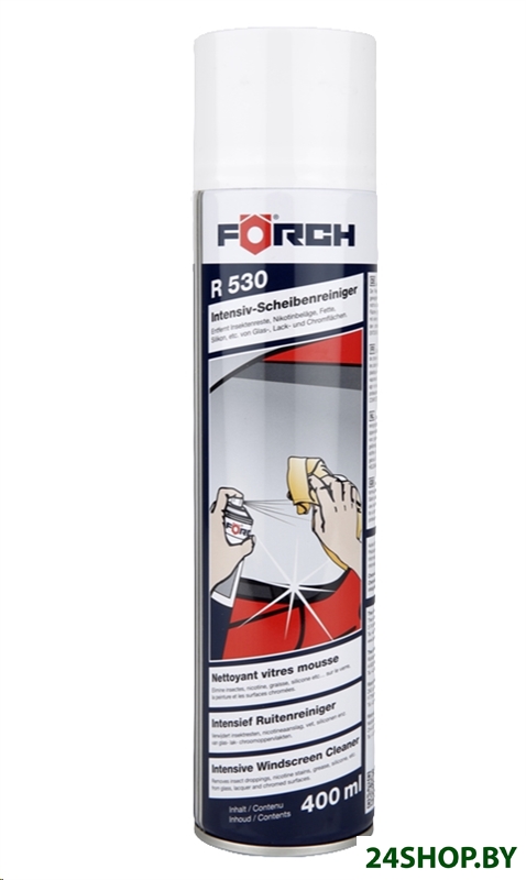 FORCH Аэрозольный интенсивный стеклоочиститель R530 400мл 61071600 FORCH Аэрозольный интенсивный стеклоочиститель R530 400мл 61071600