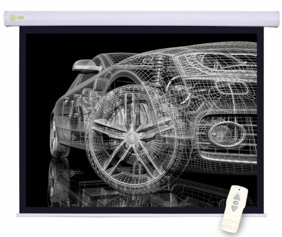 Проекционный экран Cactus Motoscreen CS-PSM-150x150см Проекционный экран Cactus Motoscreen CS-PSM-150x150см
