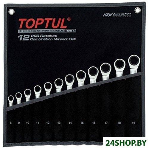 Набор ключей Toptul GPAQ1203 12 предметов Набор ключей Toptul GPAQ1203 12 предметов