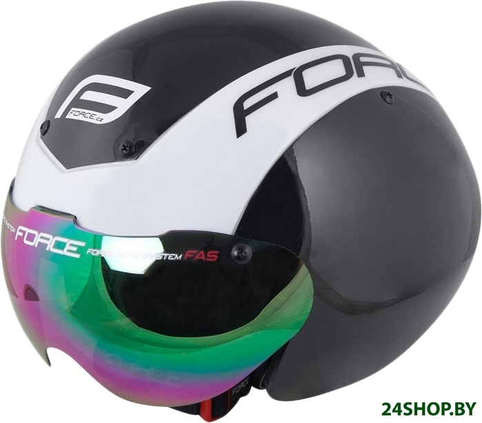 Cпортивный шлем Force Globe L/XL (черный/белый) Cпортивный шлем Force Globe L/XL (черный/белый)