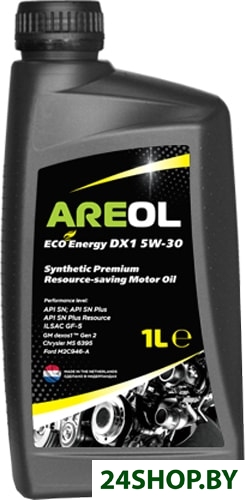 Моторное масло Areol Eco Energy DX1 5W-30 1л Моторное масло Areol Eco Energy DX1 5W-30 1л