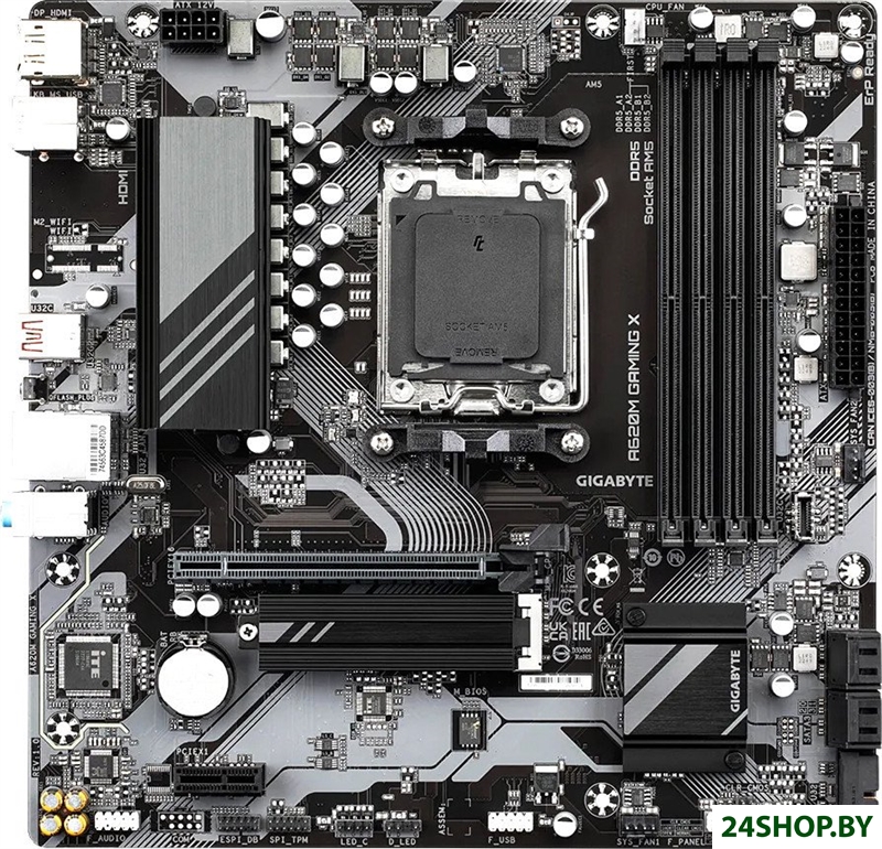 Материнская плата Gigabyte A620M Gaming X (rev. 1.0) Материнская плата Gigabyte A620M Gaming X (rev. 1.0)