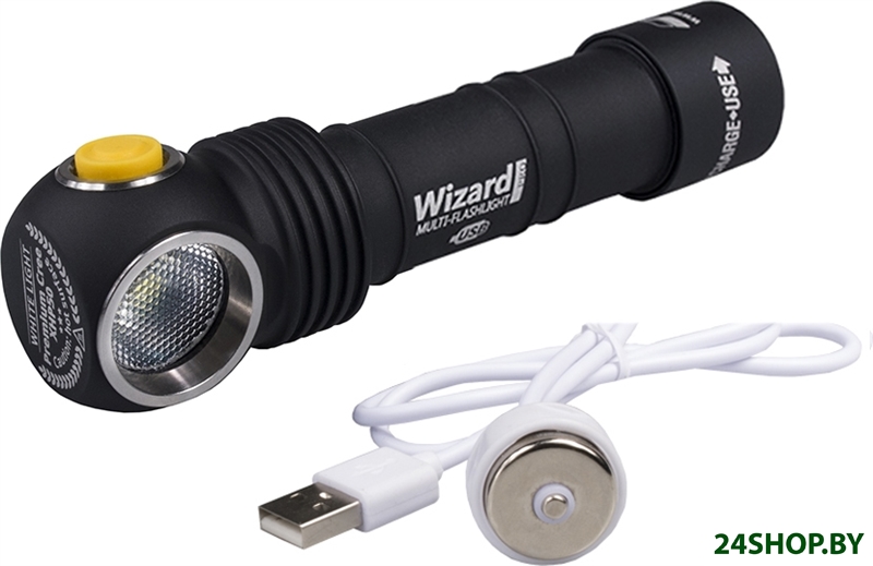 Фонарь Armytek Wizard Pro Magnet USB XHP50 (белый свет)+18650 Li-Ion Фонарь Armytek Wizard Pro Magnet USB XHP50 (белый свет)+18650 Li-Ion