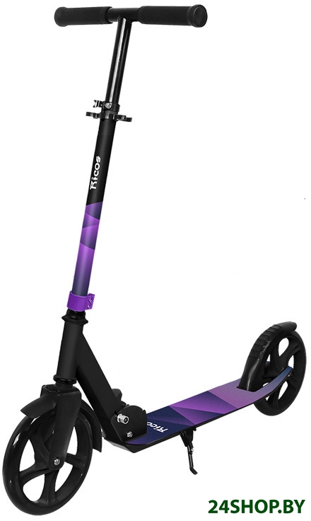 Двухколесный подростковый самокат Ricos Impulse 200H (фиолетовый) Двухколесный подростковый самокат Ricos Impulse 200H (фиолетовый)