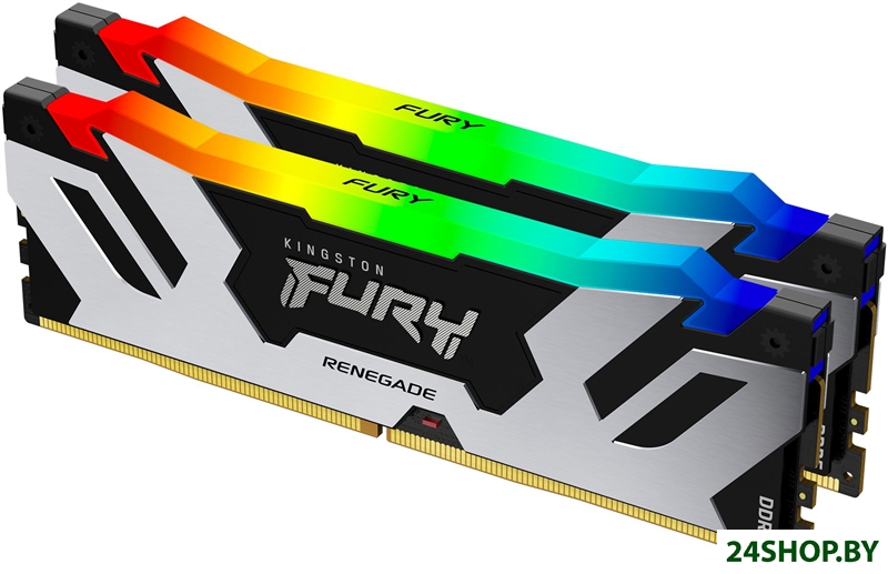 Оперативная память Kingston FURY Renegade RGB 2x32ГБ DDR5 6400МГц KF564C32RSAK2-64 Оперативная память Kingston FURY Renegade RGB 2x32ГБ DDR5 6400МГц KF564C32RSAK2-64