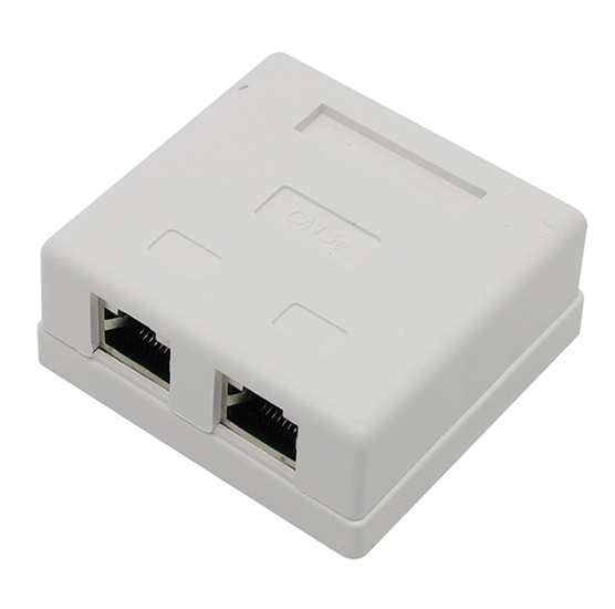 Розетка внешняя двойная GEMBIRD RJ-45 Розетка внешняя двойная GEMBIRD RJ-45
