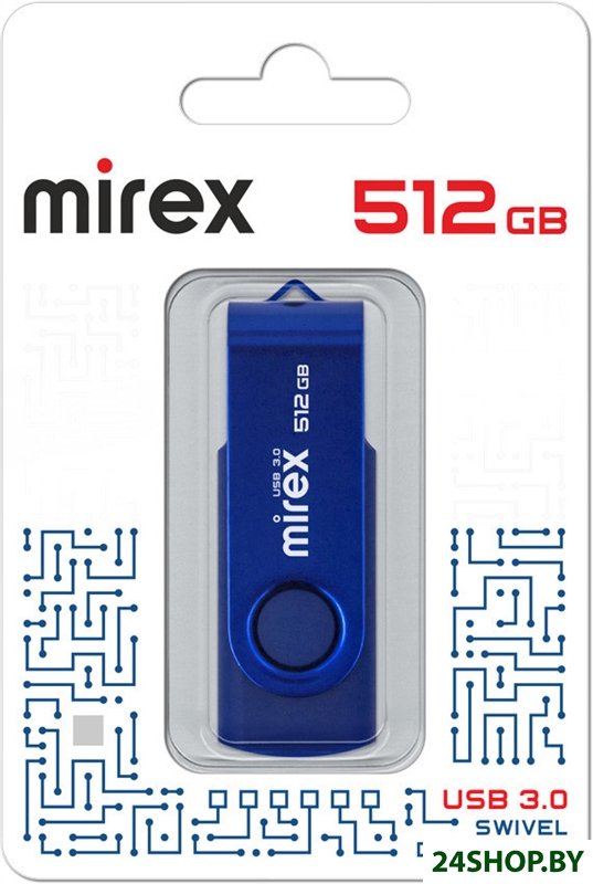 USB Flash Mirex Color Blade Swivel 3.0 512GB 13600-FM3BS512 USB Flash Mirex Color Blade Swivel 3.0 512GB 13600-FM3BS512