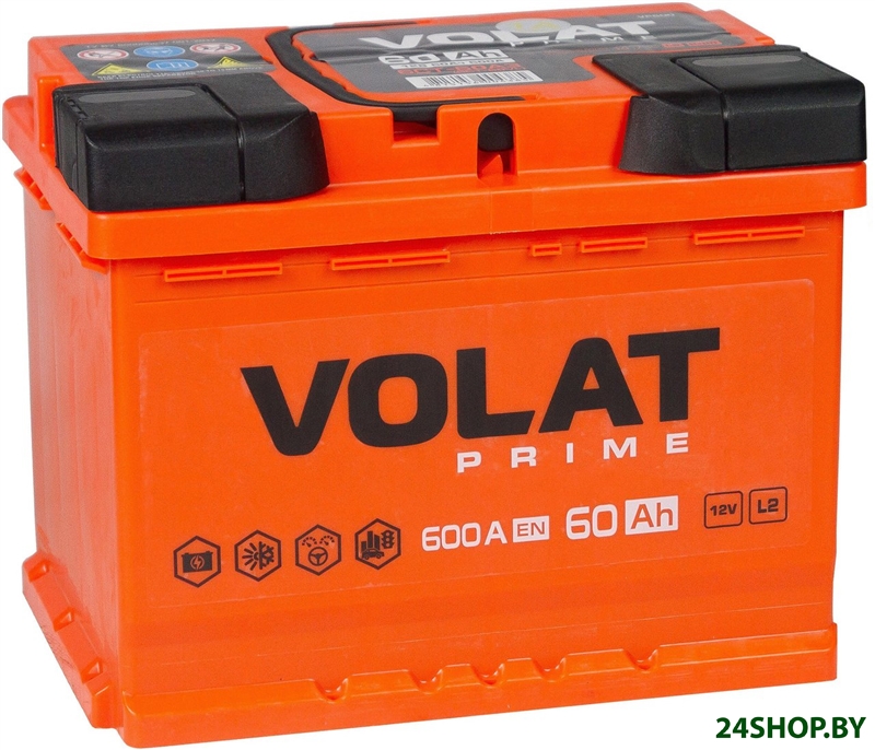 Автомобильный аккумулятор VOLAT Prime L+ (60 А·ч) Автомобильный аккумулятор VOLAT Prime L+ (60 А·ч)