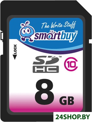 Карта памяти SmartBuy SDHC 8 GB (SB8GBSDHCCL10) Карта памяти SmartBuy SDHC 8 GB (SB8GBSDHCCL10)
