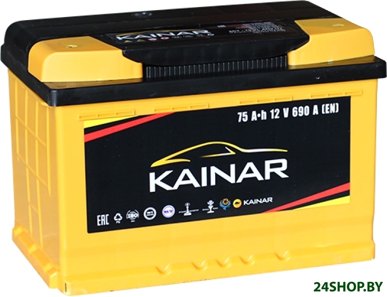 Автомобильный аккумулятор Kainar R (75 А·ч) Автомобильный аккумулятор Kainar R (75 А·ч)