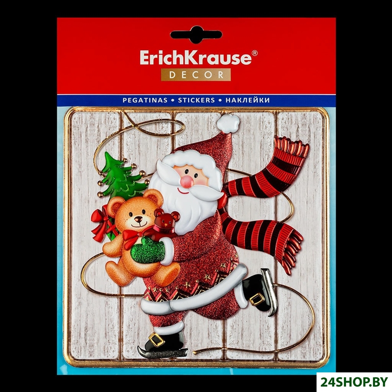 Набор наклеек Erich Krause Decor Санта на коньках (46711) Набор наклеек Erich Krause Decor Санта на коньках (46711)