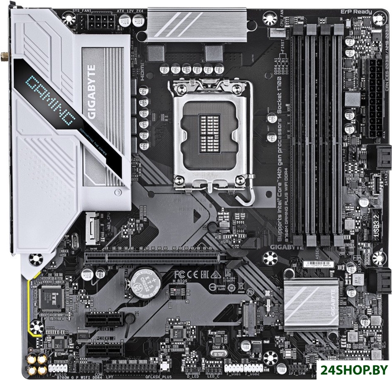 Материнская плата Gigabyte B760M Gaming Plus WiFi DDR4 Материнская плата Gigabyte B760M Gaming Plus WiFi DDR4