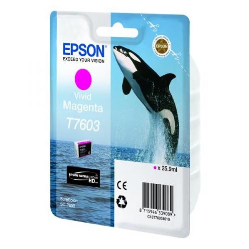 Картридж EPSON T7603 Magenta (C13T76034010) Картридж EPSON T7603 Magenta (C13T76034010)