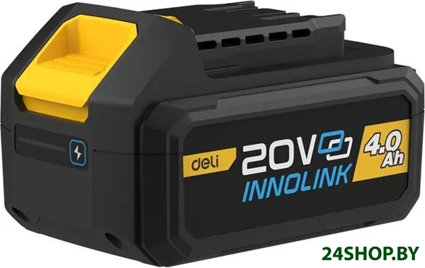 Аккумулятор Deli EDL-DC20A4 (20В/4 Ah) Аккумулятор Deli EDL-DC20A4 (20В/4 Ah)