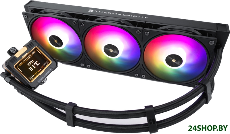 Жидкостное охлаждение для процессора Thermalright Frozen Warframe 360 ARGB (черный) Жидкостное охлаждение для процессора Thermalright Frozen Warframe 360 ARGB (черный)