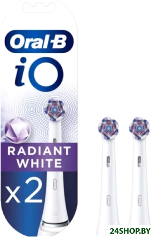 Сменная насадка Oral-B iO Radiant (2 шт, белый) Сменная насадка Oral-B iO Radiant (2 шт, белый)